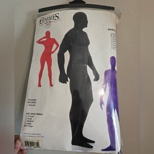 Charades Black Full-Body Morphsuit Bodysuit | White | Mens XL